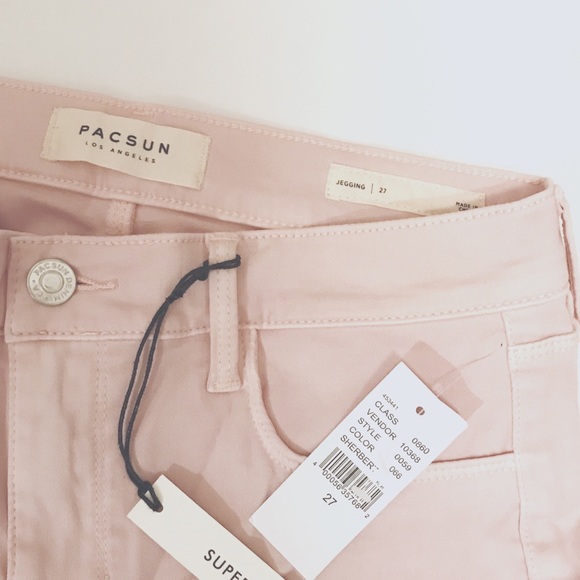PacSun Super Stretch Ultra Soft Pink Jegging - Picture 3 of 7